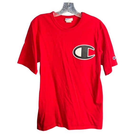 Champion Red T Shirt Mens Medium - Picture 7 of 7